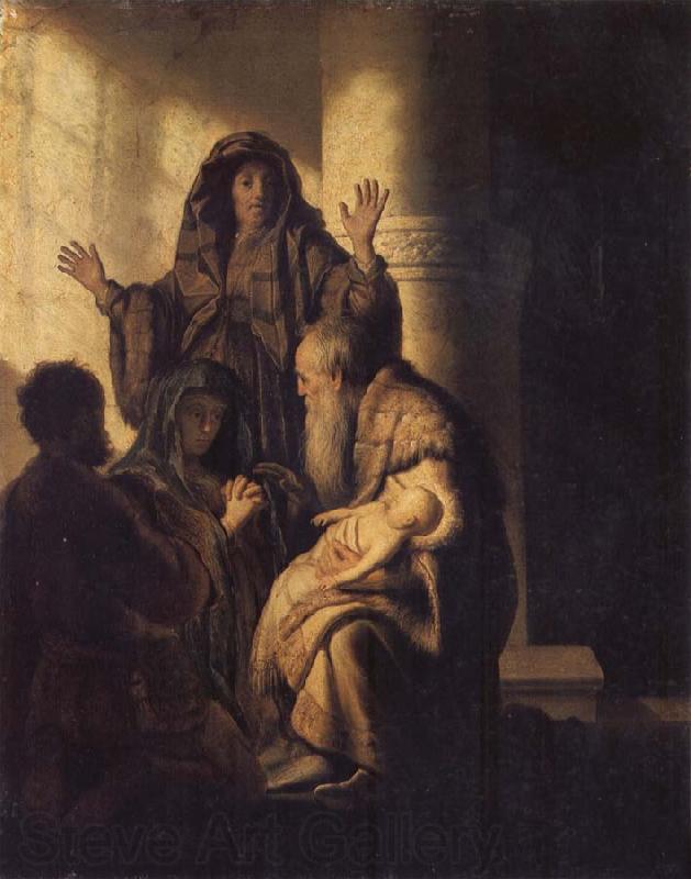 REMBRANDT Harmenszoon van Rijn The Presentation of Jesus in the Temple Germany oil painting art
